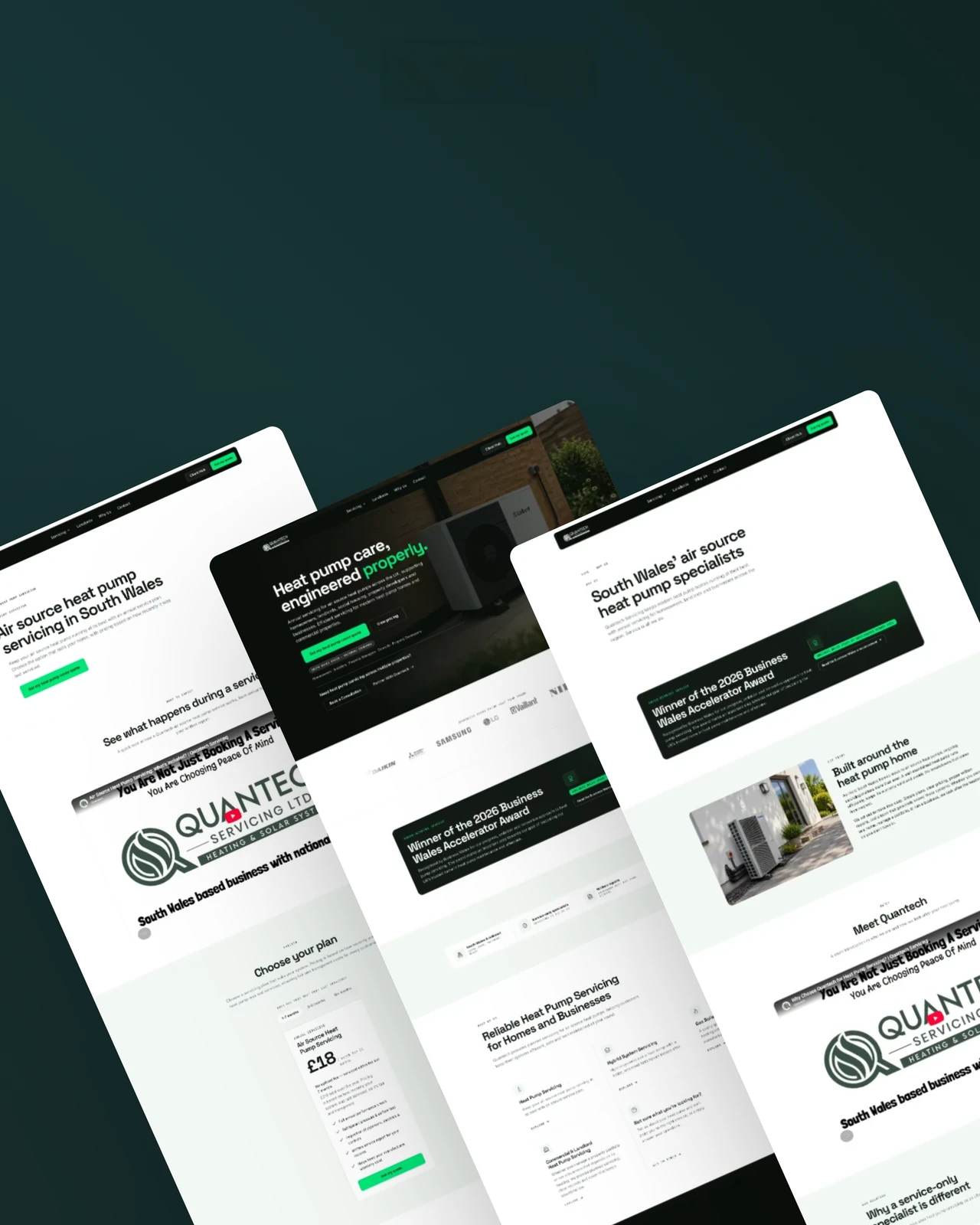 Quantech Servicing website